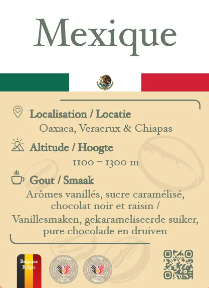 Cafés Mexique (250g, Grain)