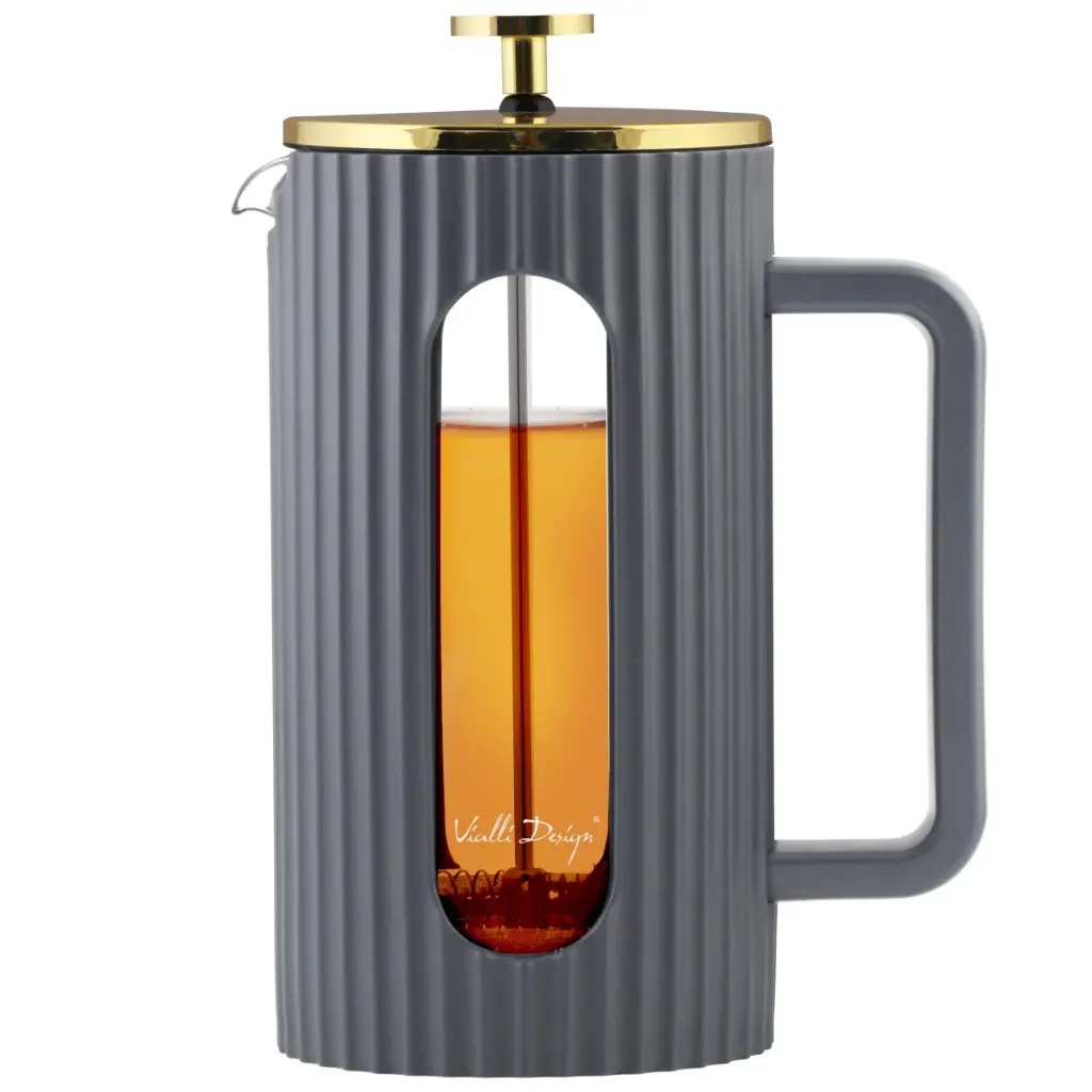 [1067] Coffee and tea brewer 1000 ml Livio grey