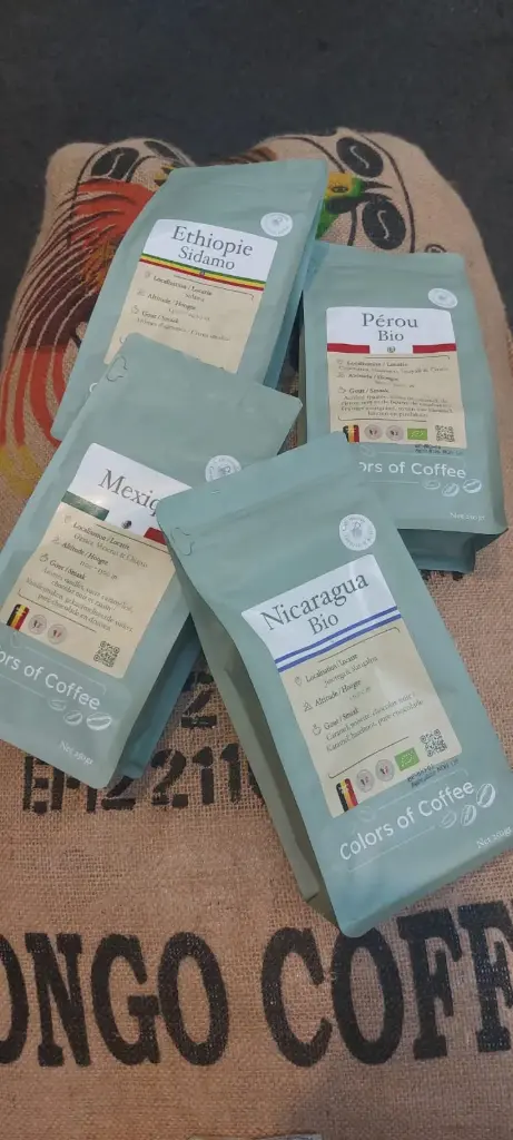 Cafés Pack découverte "Voyage d’Origine" (4x250gr) Moulu