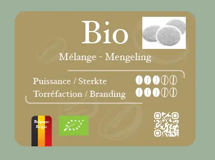 Pads Cafés Bio (18 pièces)