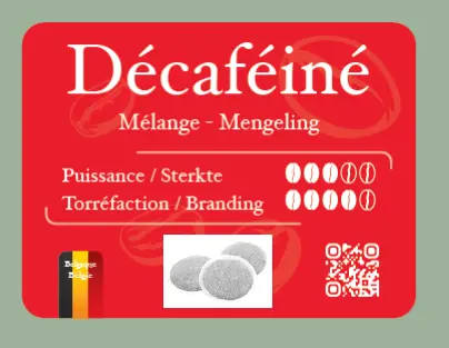 Pads Cafés Décaféiné (18 stuks)