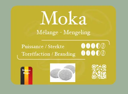 Pads Cafés Moka (18 pièces)