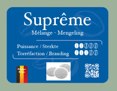 Pads Cafés Suprême (18 pièces)